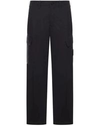 Stone Island - Broeken ,Zwart ,Wol Pantalone Regular Ghost - Lyst