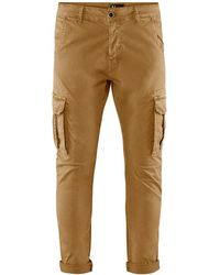 Bomboogie - Cargo Broek Van Katoen Gabardine - Lyst