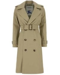 Burberry - Gabardine Trenchcoat - Lyst