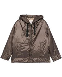Max Mara - Jassen ,Bruin ,Polyester Daria Padded Jacket - Lyst