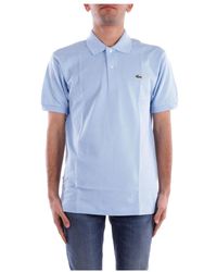Lacoste - Tops ,Blauw ,Katoen L.12.12 Original - Lyst