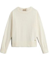 Woolrich - Round-Neck Knitwear - Lyst