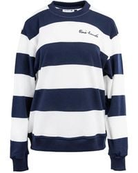 Lacoste - Hoodies & Sweatvesten ,Veelkleurig Sweatshirt Wit/Marine Stijlvol - Lyst
