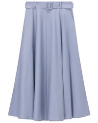 Windsor. - A-Lijn Midi Rok - Lyst