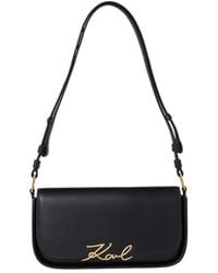 Karl Lagerfeld - Taschen k/signature crossbody a1w30039 -vibration - Lyst