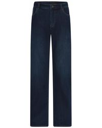Cro - Denim Emma Jeans Straight-Leg Blauw - Lyst