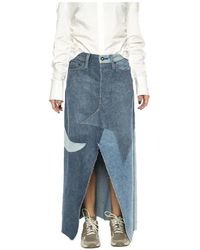 Levi's - Rokken ,Blauw ,Denim Denim Rok - Lyst