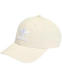 adidas Originals - Weiße trefoil baseball cap - Lyst