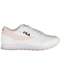 Fila - Weiße Synthetik Damen Sneaker - Lyst