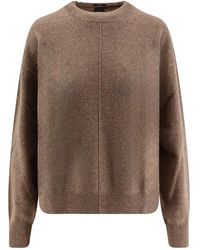 HUGO - Cashmere Trui Met Ronde Hals - Lyst