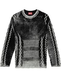 DIESEL - Round-Neck Knitwear - Lyst