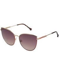 Carolina Herrera - Metall Cat-Eye Sonnenbrille Mit Uv-Schutz - Lyst