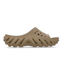 Crocs™ - Grüne Slide Herren Hausschuhe Leicht - Lyst
