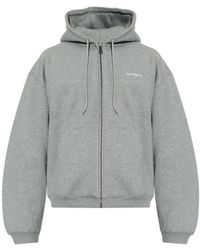 Carhartt - Hoodies & Sweatvesten ,Grijs ,Katoen Ebbert Crew Neck Sweatshirt - Lyst