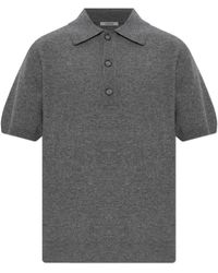 Entire studios - Knit Polo Met Korte Mouwen - Lyst
