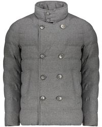 Herno - Jassen ,Grijs ,Wol Winterjas - Lyst