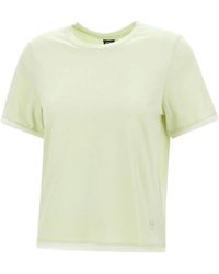 Colmar - Fitness ,Geel ,Katoen T-Shirt Met Ronde Hals - Lyst