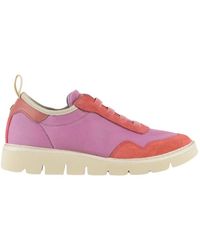 Pànchic - Slip on p05 donna in mesh e suede rosa - Lyst