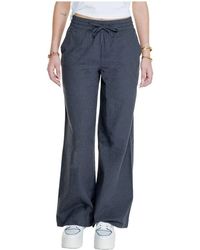 Jacqueline De Yong - Graue schnürhose herbst/winter stil - Lyst