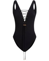 Moschino - Badmode ,Zwart ,Lycra Badpak Uit Één Stuk - Lyst
