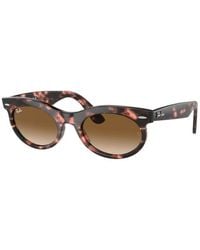 Ray-Ban - Authentieke Ovale Zonnebril Van Premium Kwaliteit - Lyst