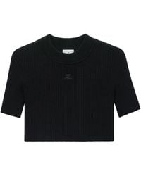 Courreges - T-shirts,round-neck knitwear - Lyst