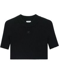Courreges - Round-neck knitwear - Lyst