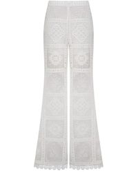 Zimmermann - Broeken ,Katoen Aster Wijde Broek - Lyst
