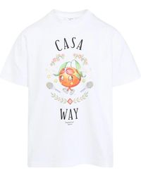CASABLANCA - Casa Way World Series T-Shirt - Lyst