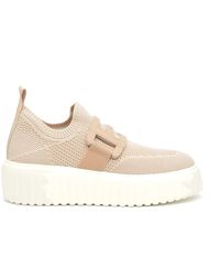 Hogan - Sneakers slip on in cotone stretch - Lyst