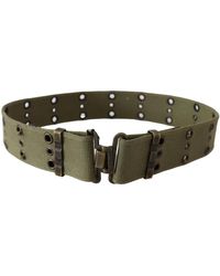 Ermanno Scervino - Canvas Riem Militaire Stijl Antieke Gesp - Lyst