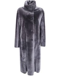 Giorgio Armani - Jassen ,Grijs ,Single-Breasted Coats - Lyst