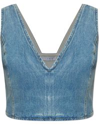 IRO - Denim Top Illian - Lyst