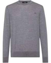 DSquared² - Wollen Jersey Met Ronde Hals - Lyst