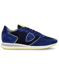 Philippe Model - Schoenen ,Blauw ,Katoen Sneakers Trpx Running - Lyst