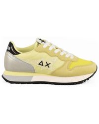 Sun 68 - Schoenen ,Geel ,Leer Casual Sneakers Van Leer En Polyester - Lyst