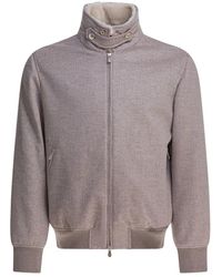 Brunello Cucinelli - Luxe Bruine Cashmere Jas Aw25 - Lyst