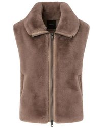 Pinko - Jassen ,Bruin ,Polyester Stijlvolle Polyester Jassen - Lyst