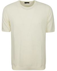 Roberto Collina - T-shirts,pullover mit rundhalsausschnitt - Lyst