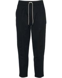 Drole de Monsieur - Schwarze baumwollhose - Lyst