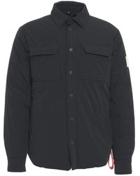 AFTER LABEL - Jassen ,Zwart ,Gewatteerd Overshirt Nero Aw 25 - Lyst