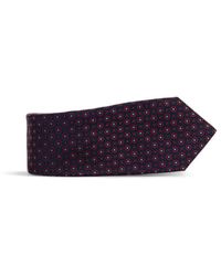 Kiton - Seidenkrawatte Mit Blumenmuster - Lyst