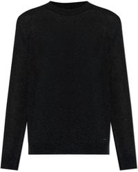 DSquared² - Truien & Vesten ,Zwart ,Mohair Trui - Lyst