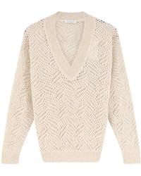 Brunello Cucinelli - V-Neck Knitwear - Lyst