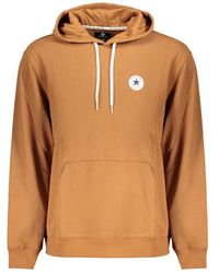 Converse - Hooded Sweatshirt Met Lange Mouwen - Lyst
