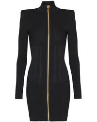 Balmain - Knitted Dresses - Lyst
