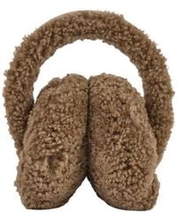 EMU - Accessoires ,Bruin ,Wol Angahook Teddy Oorwarmers - Lyst