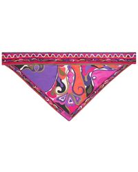 PUCCI - Multicolour Bedrukte Zijden Sjaal - Lyst