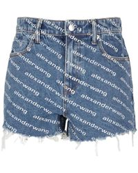 Alexander Wang - Denim Shorts - Lyst