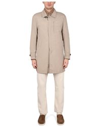 Fay - Jassen ,Bruin ,Nylon Morning Double Jacket - Lyst